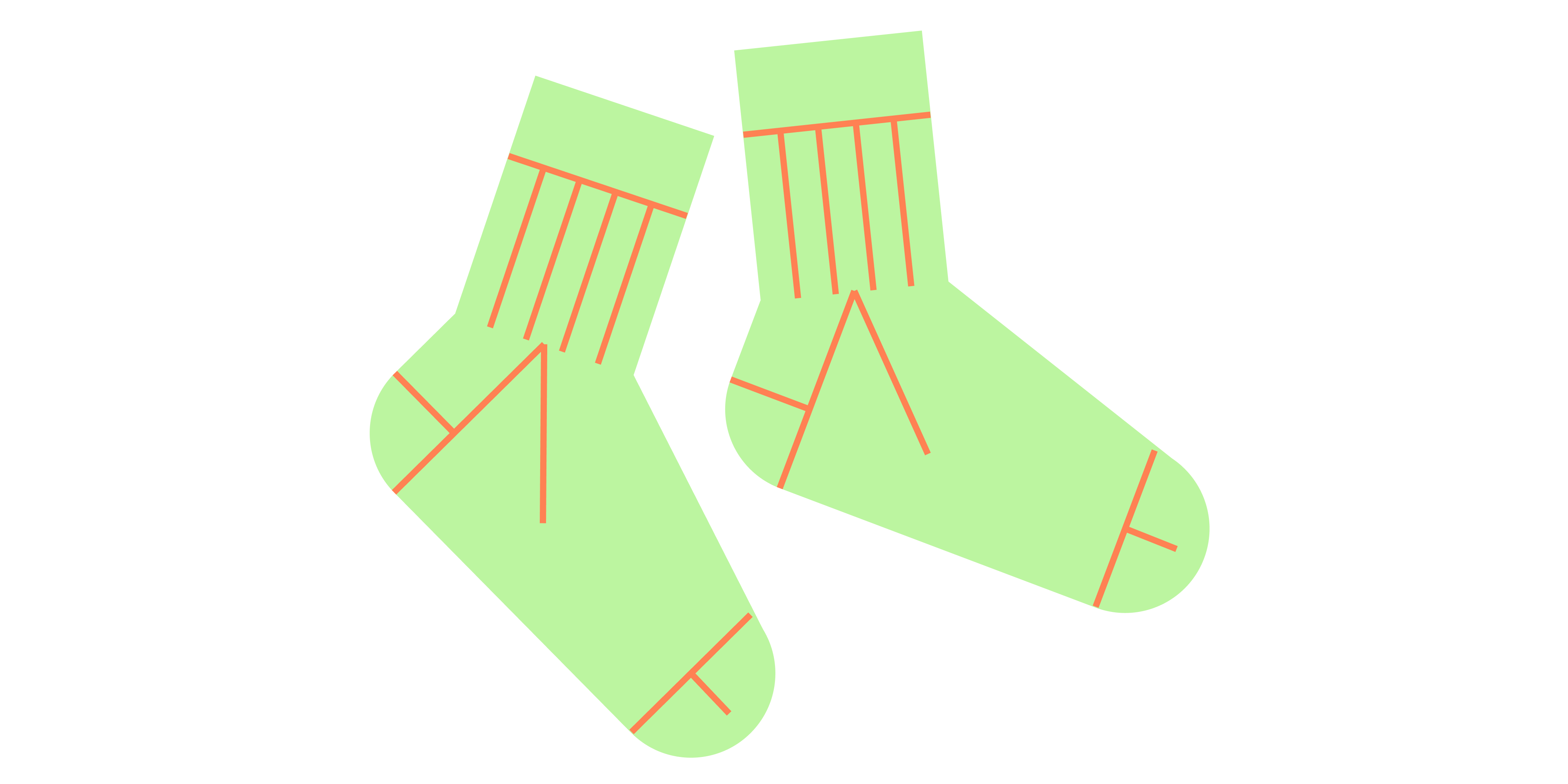 Zwei Socken